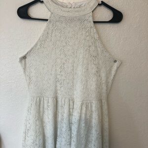 Lacy halter top dress